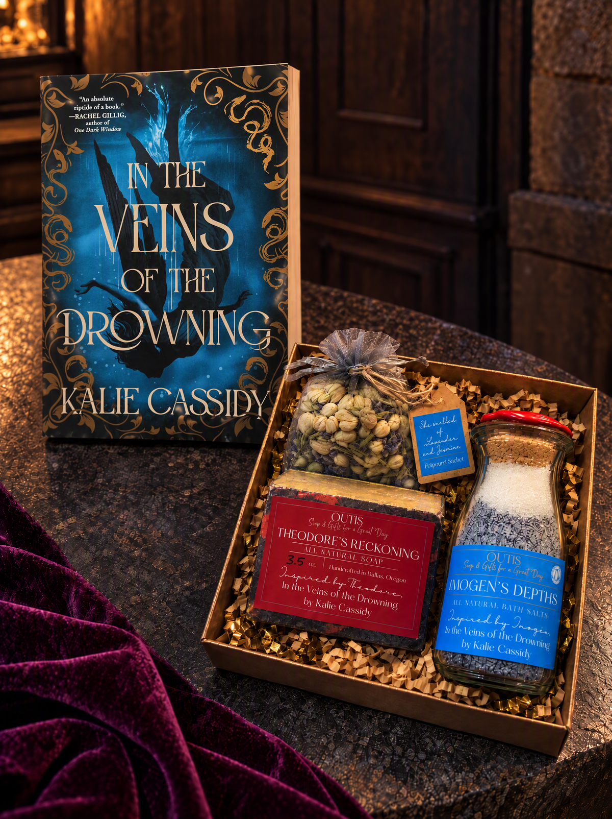 The book presented beside the companion gift collection